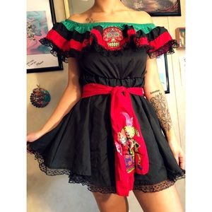 Sugar skull Halloween Costume